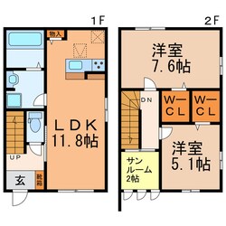 ローズガーデンの物件間取画像